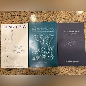 Set of Three Inspirational Poetry Books